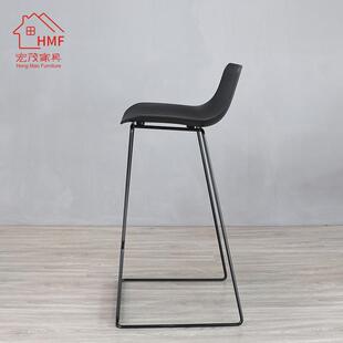 北欧铁艺吧台台椅休闲BDD甜品店吧椅子工茶奶业风酒吧餐厅高脚凳