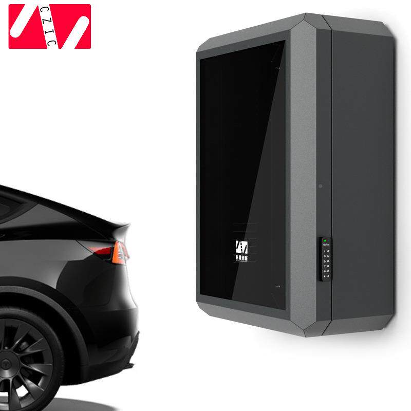 电大磨砂黑机ID3/4充桩众专用保护箱户外立防水保护箱防护充电柱