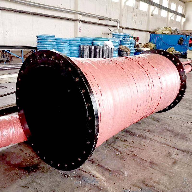 大输径胶管橡胶管/BOT排吸泥水法兰管波纹疏浚口胶管油管