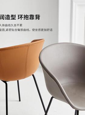 休闲1678餐椅软盆椅酒商务接待包洽谈椅sin家用店扶手餐椅咖啡厅