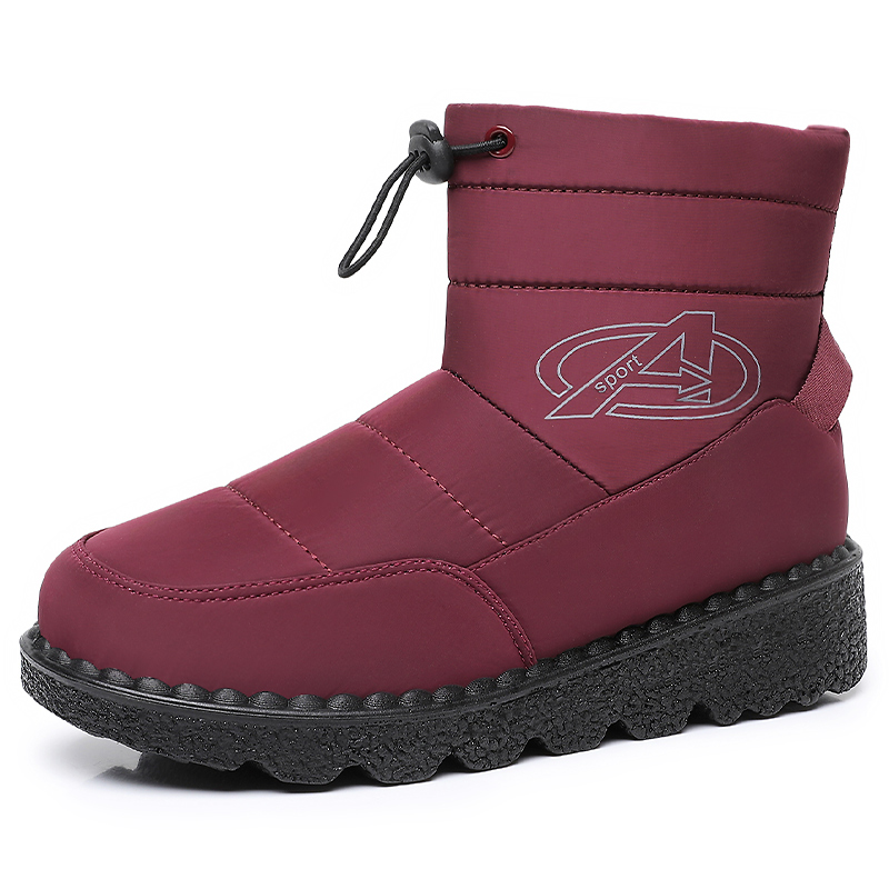 锦世源女鞋新款棉鞋冬季加绒加厚保暖防滑高帮户外雪地靴软底耐磨