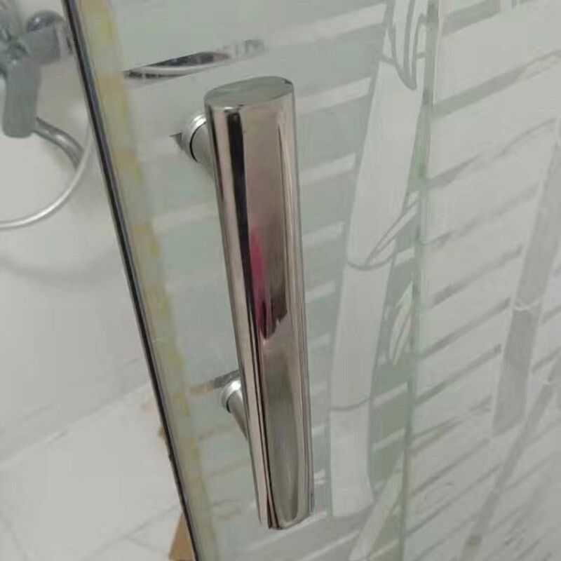 加厚不锈钢淋浴房拉手浴室玻璃移门拉手把手扶手孔距145mm