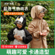 zoyzoii儿童雨衣男女童宝宝小学生雨披带书包位全身防雨服新长款