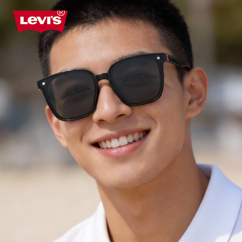 LEVI'S李维斯偏光太阳镜男LV7176FS潮酷超大框百搭开车防晒墨镜女