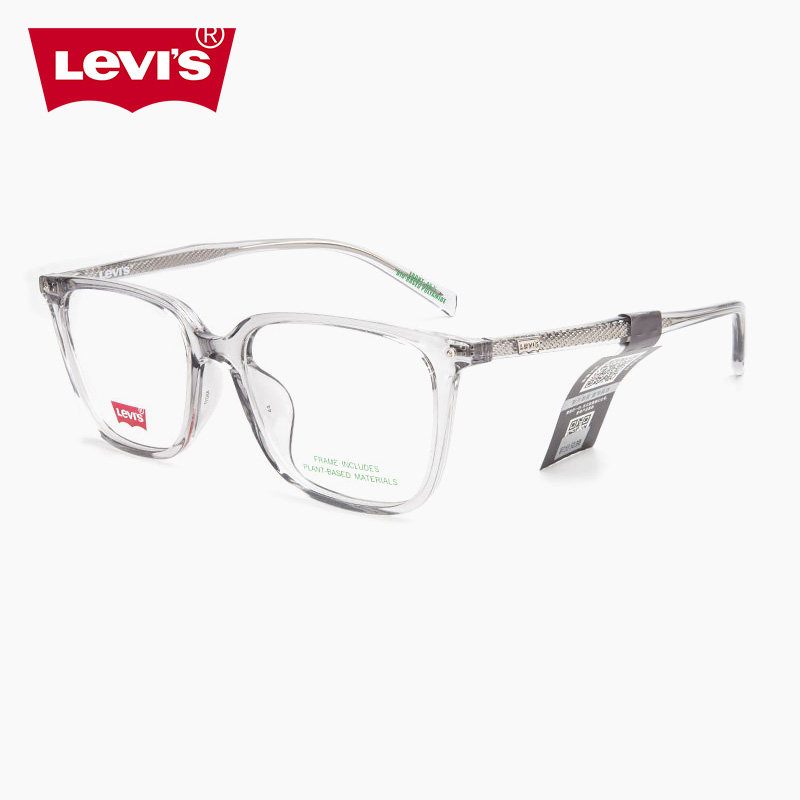LEVI'S李维斯方形近视眼镜框男LV7181板材镜架女配近视镜