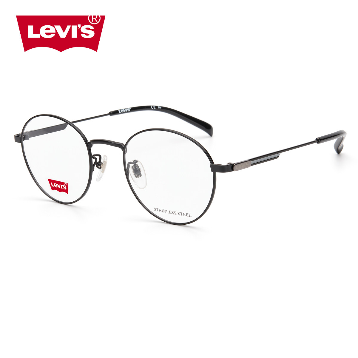 LEVI'S李维斯眼镜框7066男近视文艺复古大圆框7082学生眼镜架