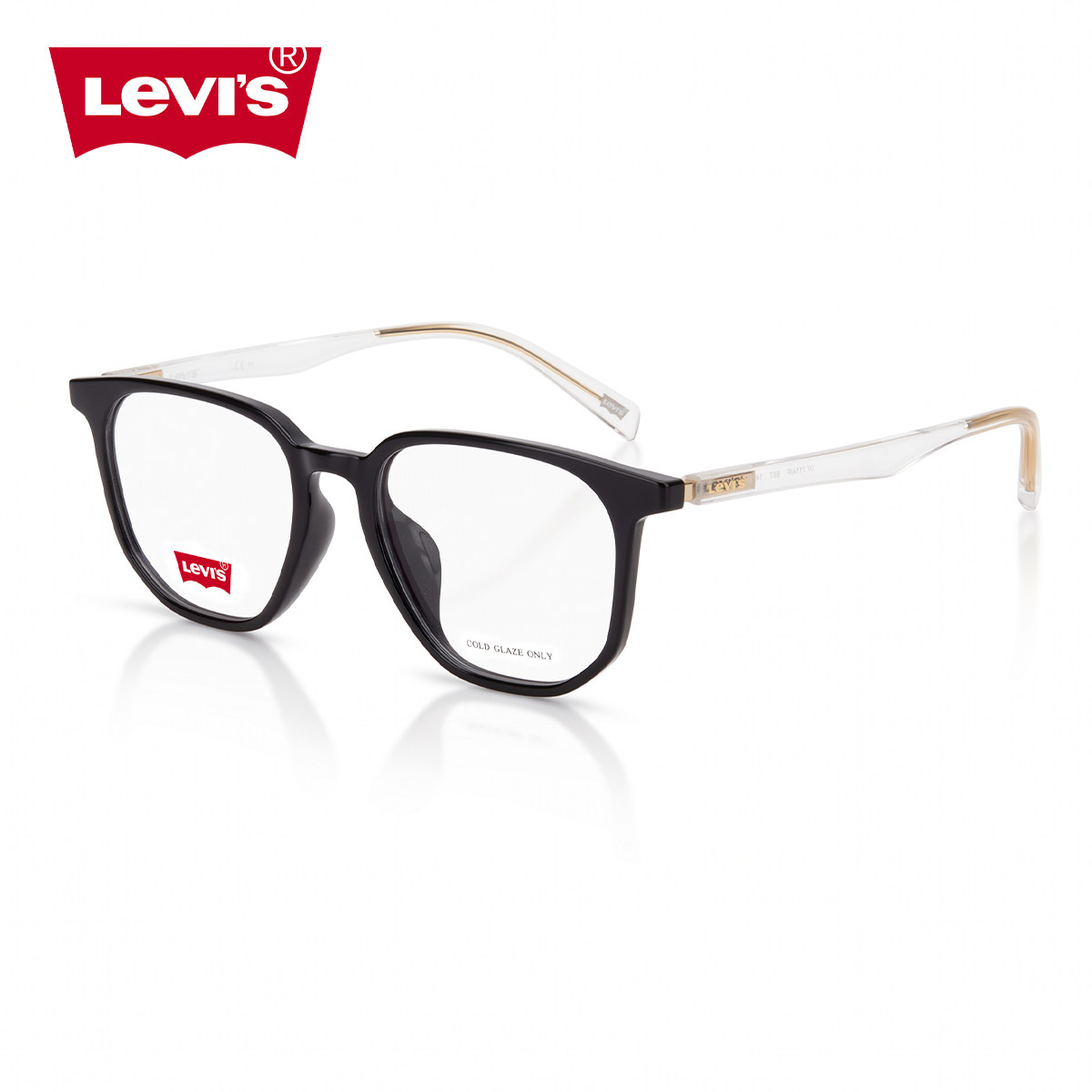 LEVI'S李维斯眼镜框LV7156时尚潮流板材黑框经典7114镜架近视可配