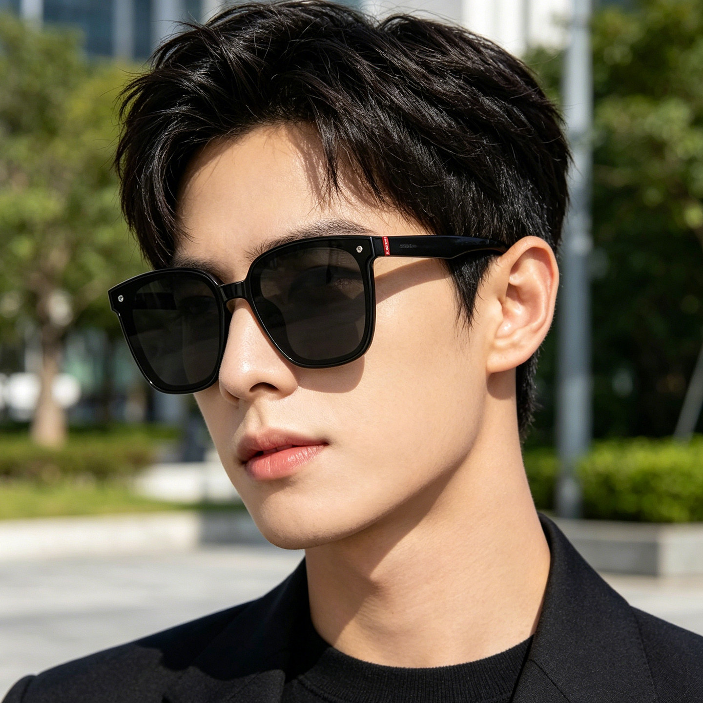 LEVI'S李维斯偏光太阳镜男LV7176FS潮酷超大框百搭开车防晒墨镜女