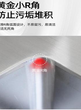 加不钢欧式水池厚加洗宽洗手池碗洗菜水池QXM商锈用不锈钢水槽