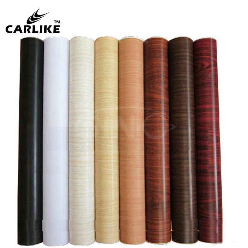 厚VC加自粘木纹纸防水汽车内中控改饰VEQ装贴膜家具P墙面翻新贴纸
