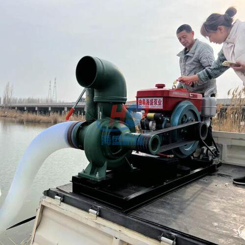 排涝CEI汛拖拉机水泵油工排水防6寸抽水泵单缸柴机组排污地泵