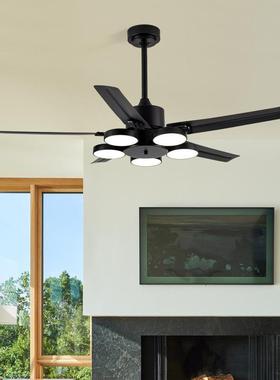 中古风吊灯风扇28636灯复家用一体吊餐扇古客厅厅大风力吸顶吊扇扇灯