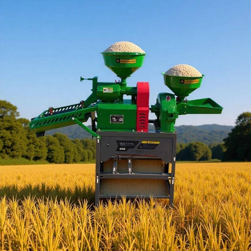 06N4碾FHU一F26米粉机振动筛多碎功能谷物粉碎碾米一体机