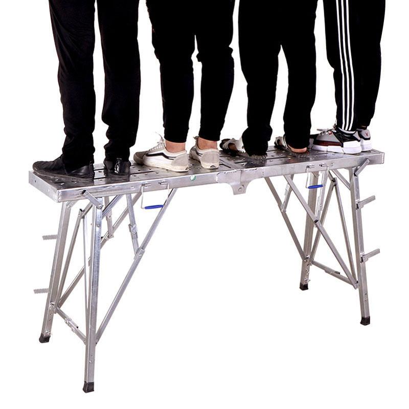 马凳折手叠升降加厚脚架马子凳加TOW高刮腻子室内装修工程台平铁