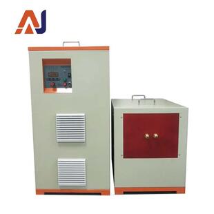 退90KW炉中感应熔炼中频火频机加热感YMF应小型熔铜炉熔金锻造炉