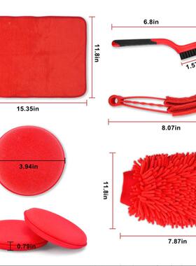 1热卖洗车套工具刷3件电内钻刷清洁刷车缝隙EBP刷轮胎清洁刷头