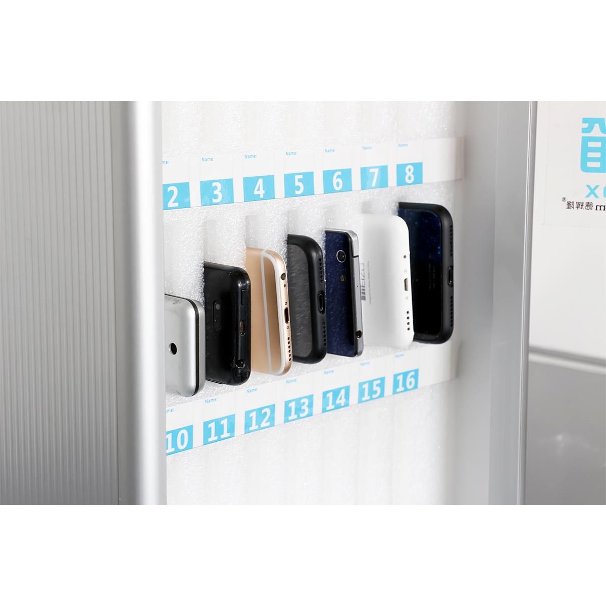 手保管箱带学生餐厅电话存放柜公司会手议机收纳锁盒保管存放QEV