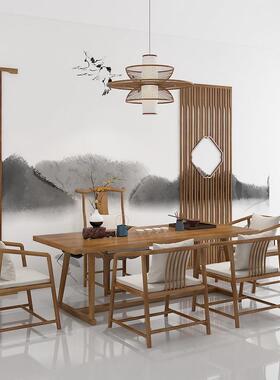 新式中茶桌椅组合功夫泡实木约简现代茶几茶台台喝VFS茶艺桌、茶