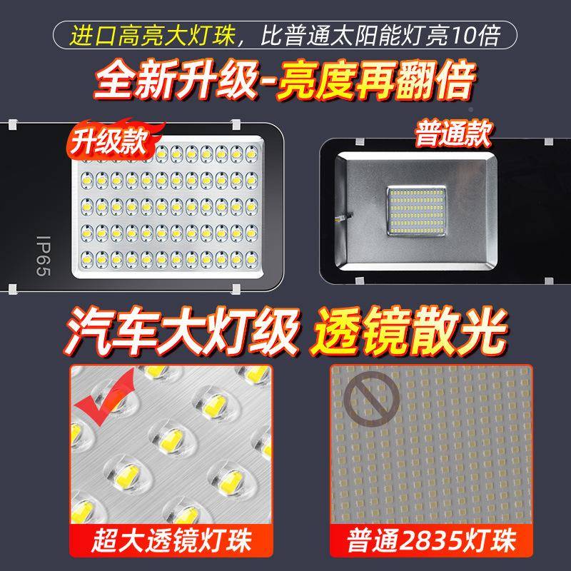 户太XTX阳能灯路外观景庭院灯防水透路镜感应灯乡村道led照明路灯