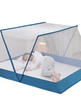 折叠蚊帐便携学宿舍上可下铺2025年生新款简易固YFB加加密家用免