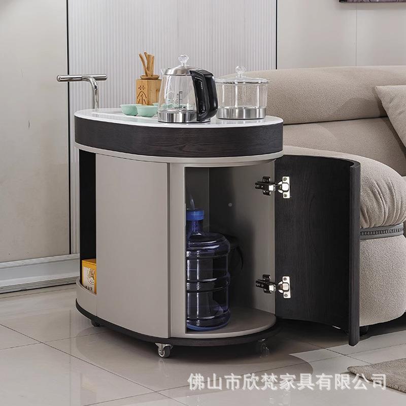 可移ZUT动茶台阳台小茶桌家用水小车桌椅合休闲推车迷你茶组吧台