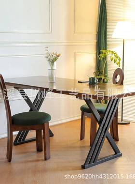 金公属几NPI桌腿桌子腿支桌架时尚脚书桌支架办桌腿茶金属凳子腿