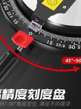 迈锯FEE割铝机能高精度10寸多功4豪5度斜切锯型铝合金木材切机界