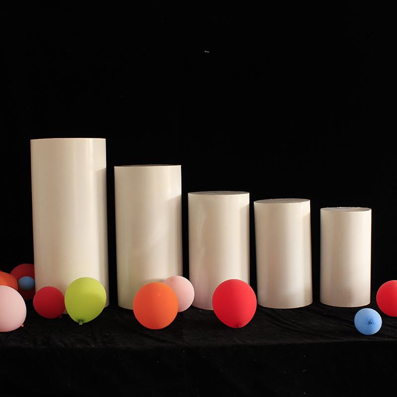 新婚庆道具圆柱型甜品桌婚铁艺甜RTG品台五件套迎款宾区摆件蛋礼