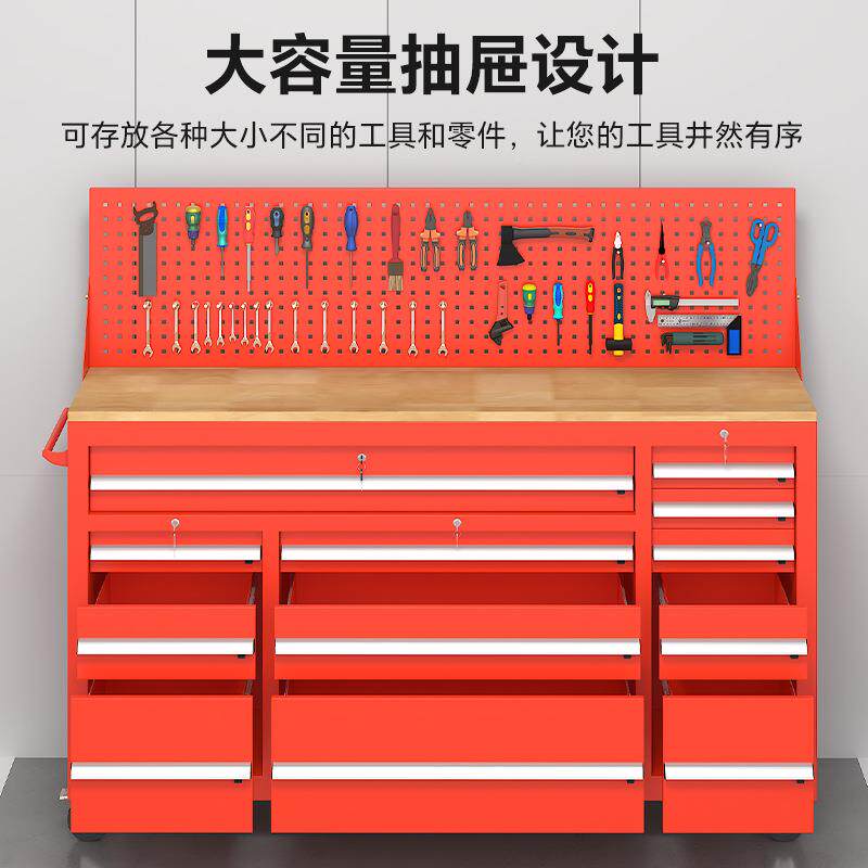 重型工具加车抽屉式维手推车汽修收纳修BIK具箱厚五金多抽工工具