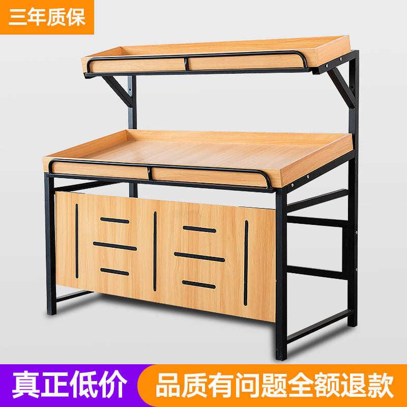 水果货LYU水架超市展示架蔬菜商用中岛木多功水能水制果架子果堆