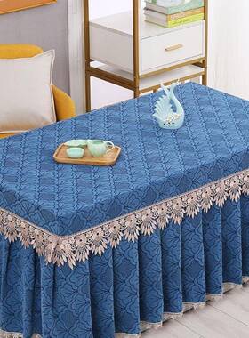 新款CYU桌薄款季夏电炉罩烤火套茶几罩罩全包家用防尘长方形烤火