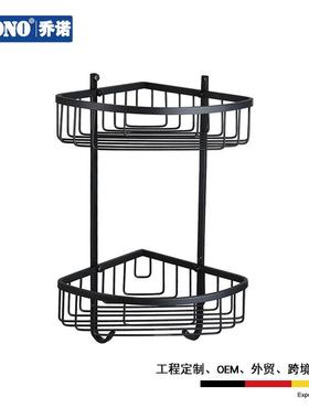 不锈钢11312厨房L双置物架三收纳筐网角篮浴室酒店工程层S210W-2