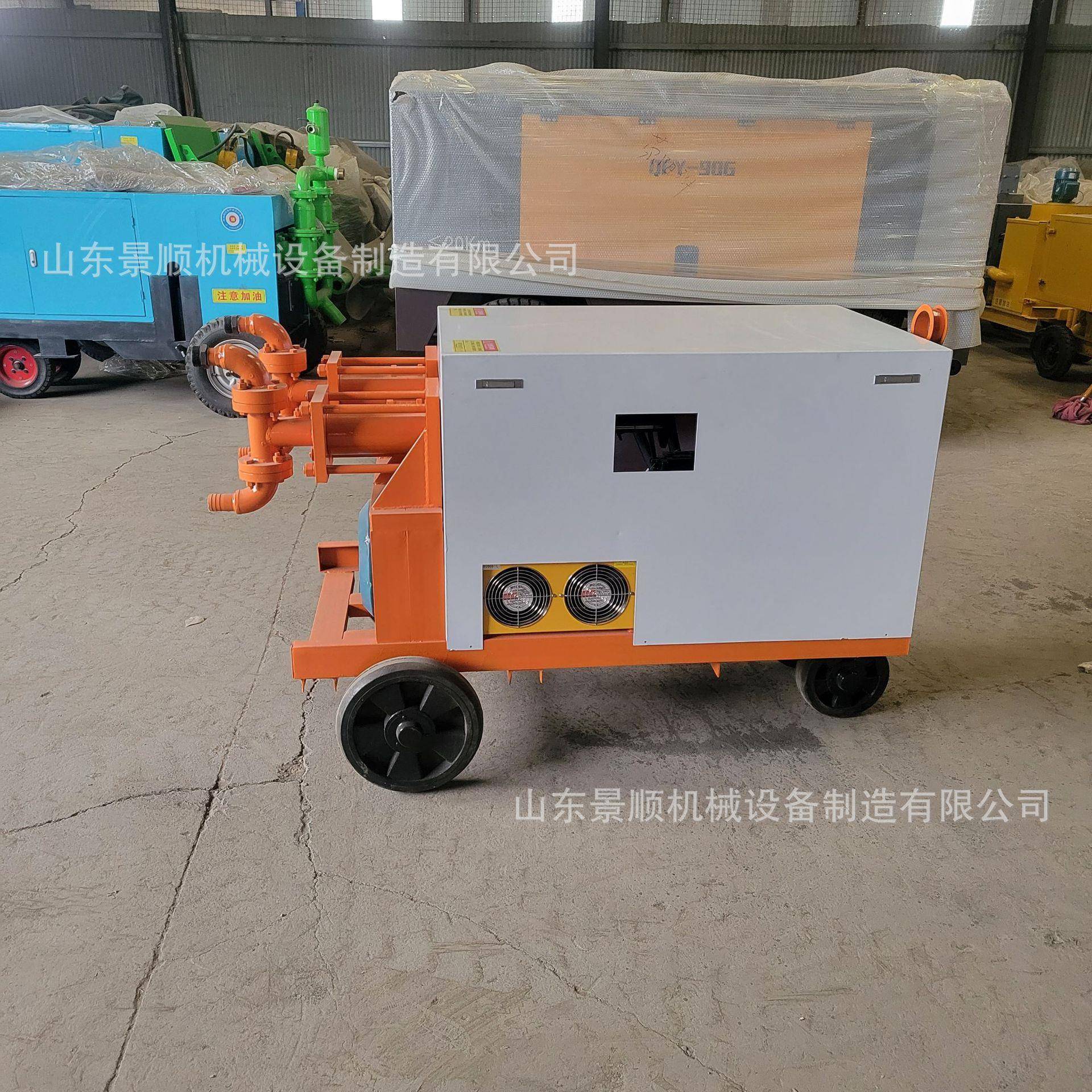 WYB双缸注浆泵建筑工程地基固灰浆灌加浆机11W78013动电K水泥注浆泵