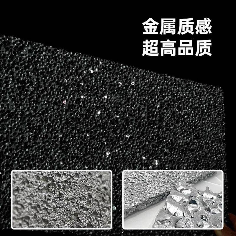 发泡铝泡沫铝装饰性448吸音材料铝消声闭孔蜂窝沫发泡光铝材料装