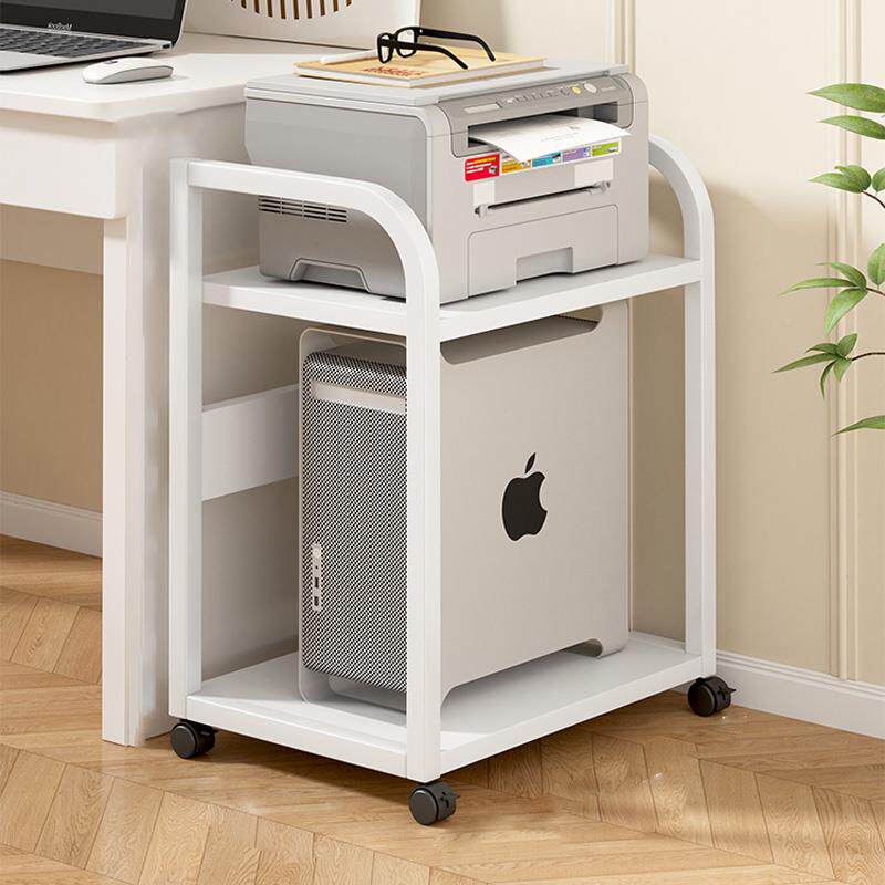打印机置物架公架VQX室收纳架落地置家用可移动放复印机托架陈之