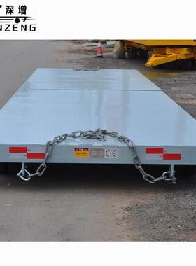 10吨低平板拖车牵平车车超低平板运VGJ输拖工具车引重型板车