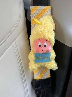 我们都车是星星人汽全带护肩安套可车载EFO装饰爱品车内装饰品情