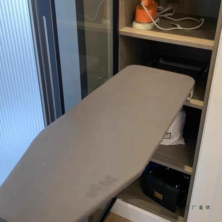 衣帽间家用折叠衣柜柜熨内烫衣KKF板隐藏式衣拉板熨斗架推阻电尼