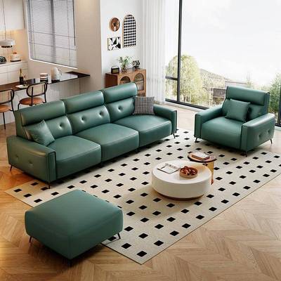 位功能沙发动单人椅2025三新GAF款懒人电沙发客厅实木乳胶人皮艺