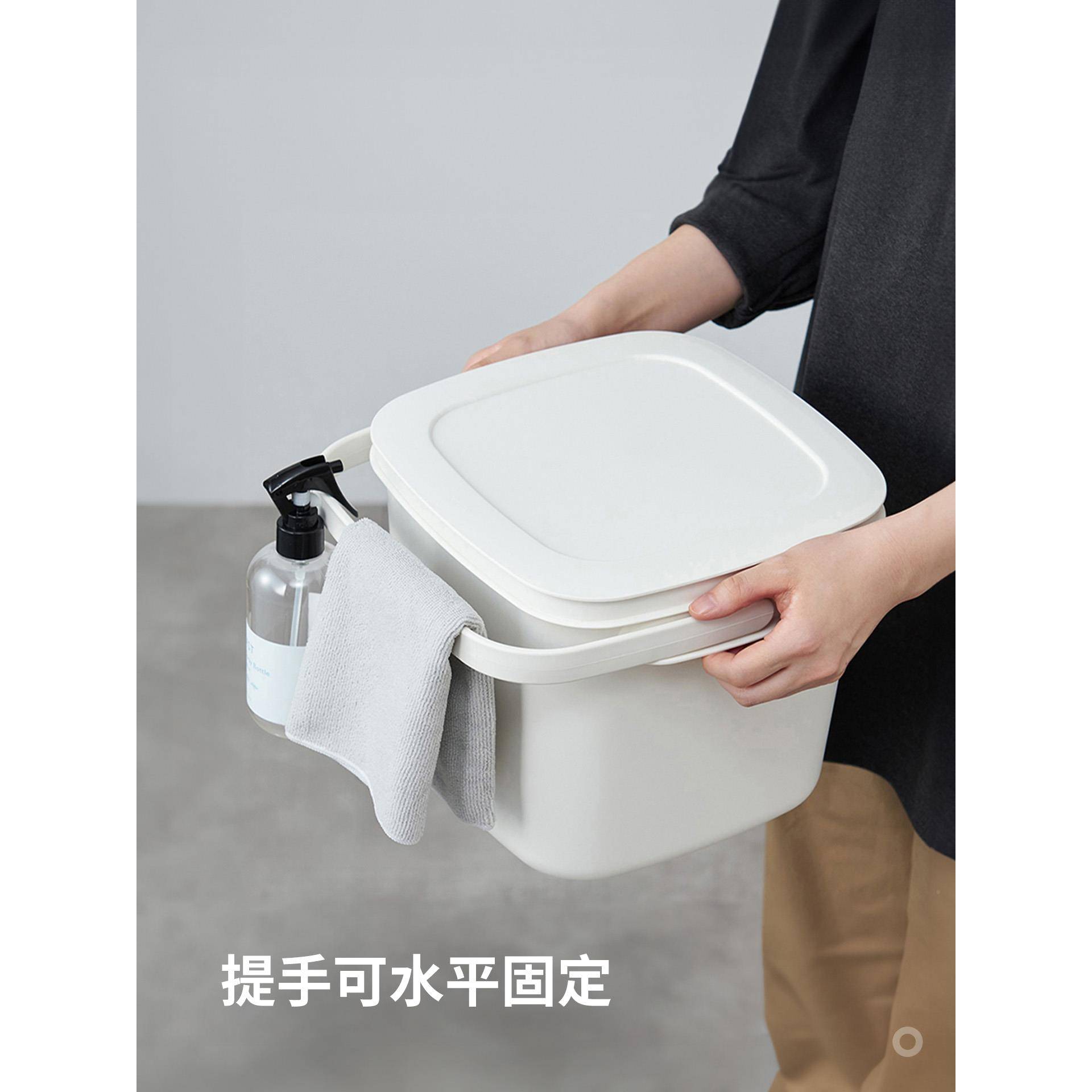 玩具收纳桶?大容Fh(x}$px量方形手提积整玩偶带盖多功能木杂物理