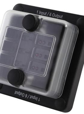 一贴进六出6保险丝盒带LED指示灯防水防尘LRO路带螺帽开关配纸