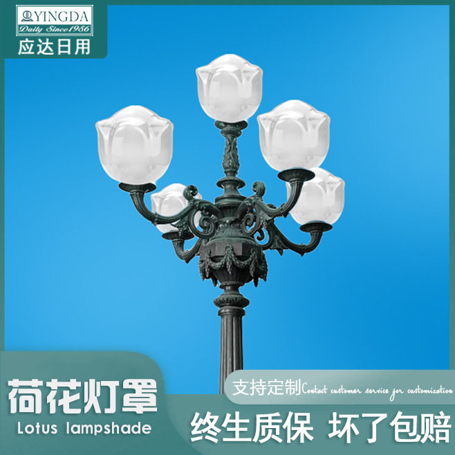 灯罩球照明路灯厂家PC球形亚克力景观外壳透明灯饰户外景观灯罩