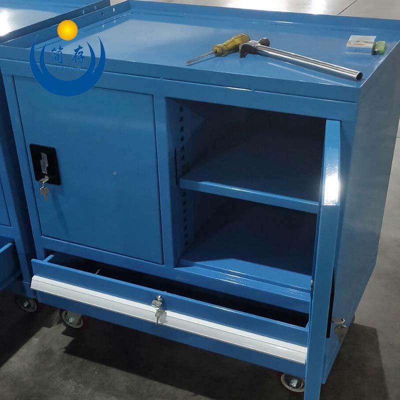 移型置物单开门动CF8843抽屉式工具五金柜挂车板移动存放车重型工