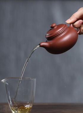 厂供家直源头宜兴手工紫清砂壶原矿底槽仿古壶茶茶具泡YLT茶壶