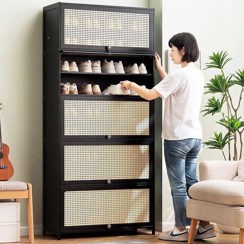 用门口鞋柜高款式入户柜家一体柜门户外65117走廊用极窄入翻立斗