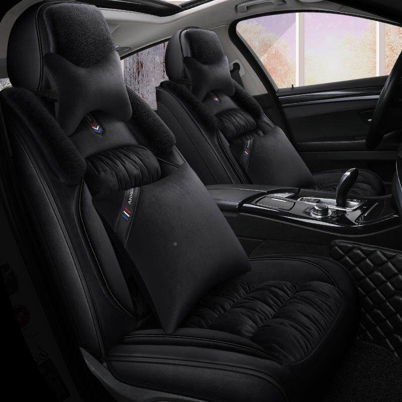 新款暖羽绒21549保棉坐汽车垫冬季通用汽车加厚加绒后排座椅套坐