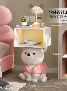 熊地客厅卧落室zls19079床头柜装饰品摆件大儿童房沙发电视旁乔迁