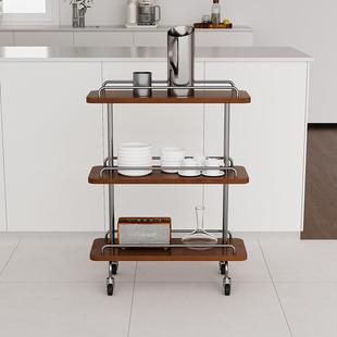 中风小推车NZJ古储物纳移动复古沙收发边几创可意简约客厅零食置