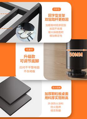 不锈钢烤桌饭子家用烤火架火kgz简易写作业取暖吃小桌方折叠餐桌