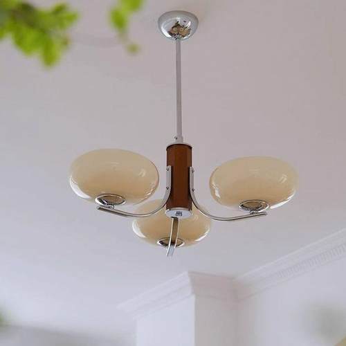 复479古中古厅风客吊灯欧实木灯卧室餐厅吊法北式原木书房客厅吊